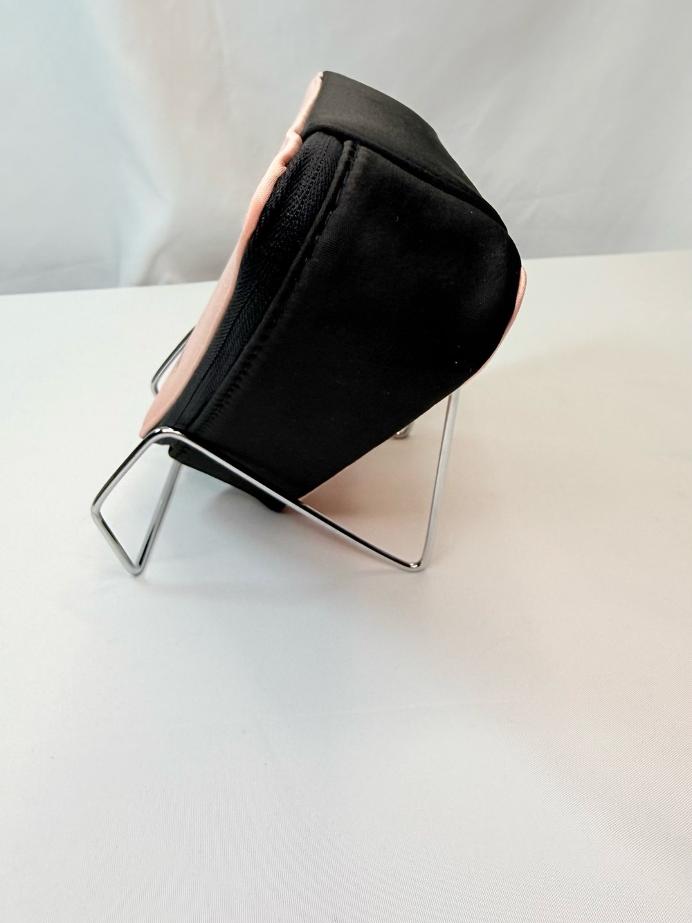 Prada Beauty Pink and Black Triangular Cosmetic Case NWT - Picture 3 of 10